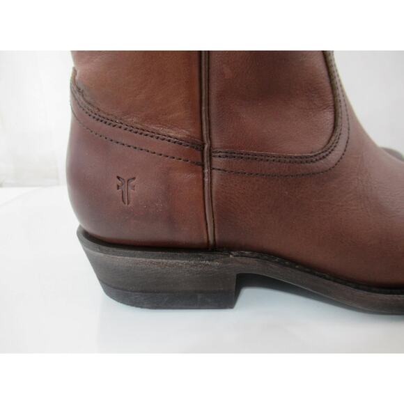 Women's Frye Billy Short Western Booties Pull On Ankle Boots Redwood Size 7.5 - Picture 6 of 9